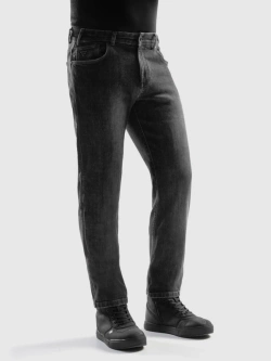 Jeansy motocyklowe Rebelhorn Classic Mono czarne