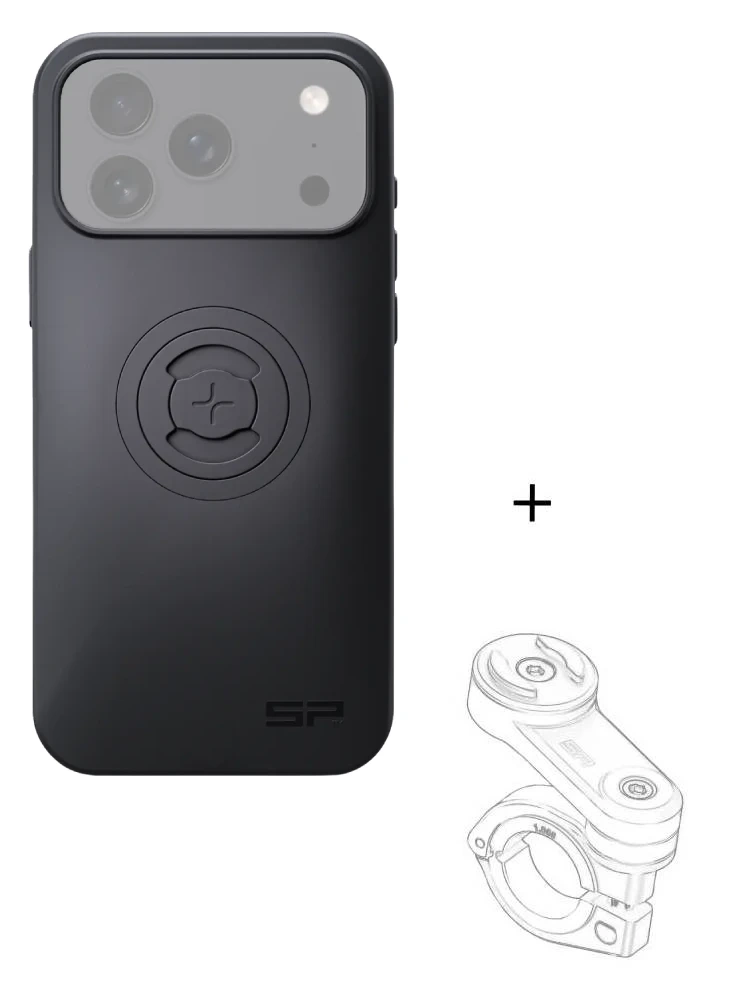 Zestaw na motocykl: etui SPC+ na telefon iPhone 17 Pro Max + mocowanie SP Connect