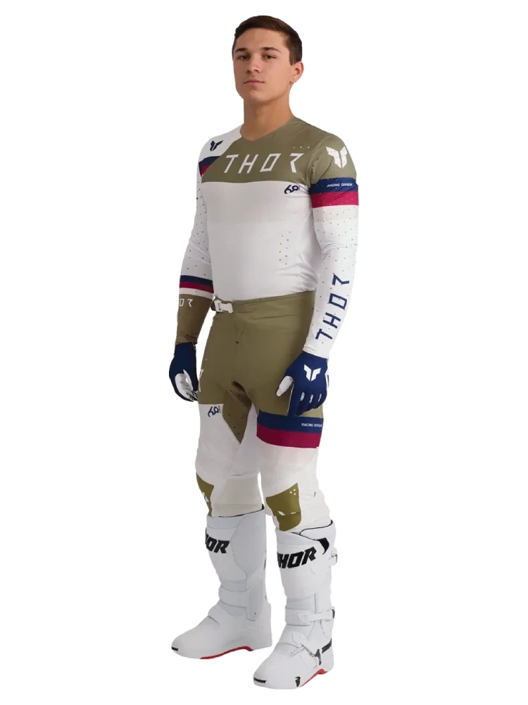 Bluza enduro Thor Sportmode League biało-brązowa