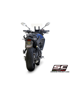 Pełny układ wydechowy 2-1, SC-Project CR-T Carbon + Titanium - Yamaha Tracer 700 [20], Tracer 7 / GT [21]