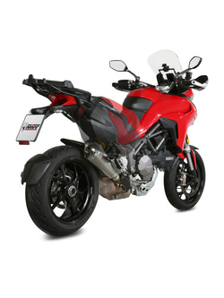 Tłumik motocyklowy Slip-On Line (Delta Race) MIVV do Ducati Multistrada 1200 (15-17) / 1260 (18-20) srebrny