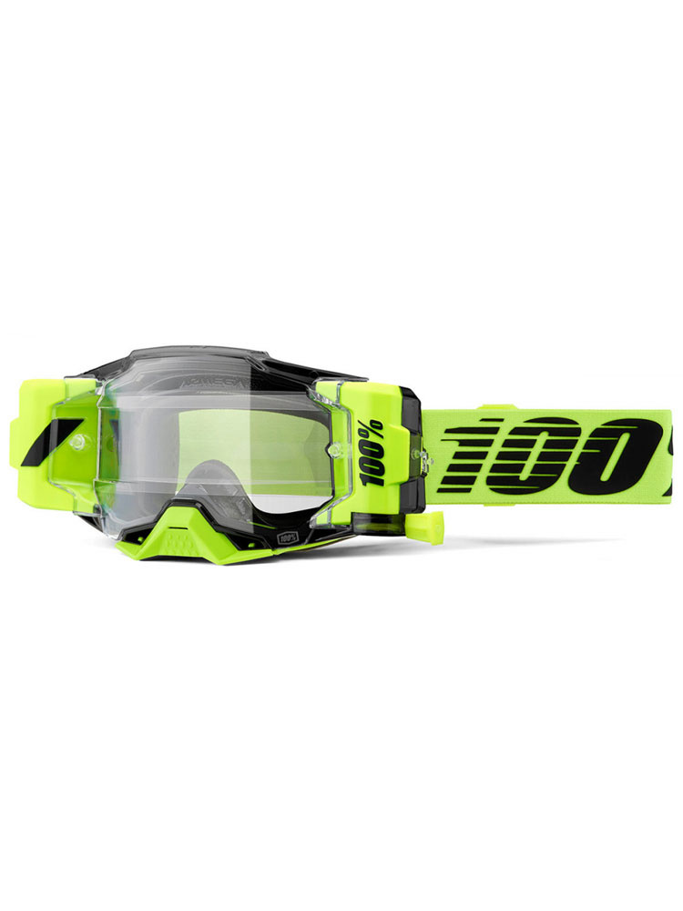 Gogle motocyklowe 100% Armega Forecast żółto-czarne