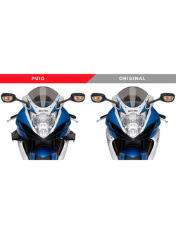 Boczne spoilery dociskowe Puig do Suzuki GSX-R600 (11-20), GSX-R750 (11-16) czerwone