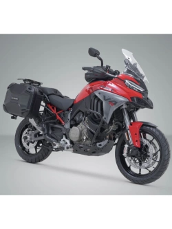 Zestaw: kufry boczne DUSC M + stelaże PRO SW-Motech Ducati Multistrada V4/ S/ Pikes Peak (24-) [poj.: 2 x 33 l]