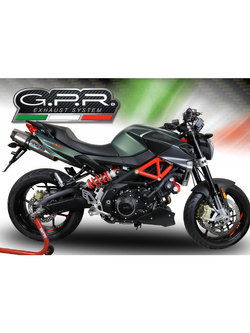 Podwójny Tłumik G.P.R Gpe Ann. Titaium [Slip-On, Titanium] - Aprilia Shiver 750 - Gt [07-16]