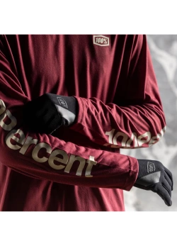 Rękawice cross dziecięce 100% Ridecamp czarne