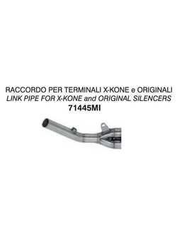 Rura łącząca do tłumika Pro-Racing/oryginalnego i kolektorów Arrow - Suzuki GSX-S 750 [17-20] / GSR 750 [11-16]