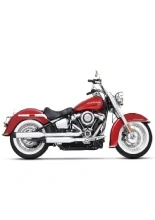 Tłumiki motocyklowe Rinehart Racing 3.5" Duals FLHC/FLDE Harley Davidson Softail (wybrane modele) chromowane/czarne [18-24]