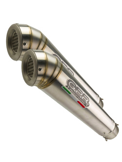 Tłumik G.P.R Powercone Evo [Double Slip-On, Stainless Steel] - Kawasaki Z 1000 [10-13]