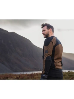 Koszula z ochraniaczami Knox Urbane Pro Move czarno-brązowa