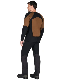 Koszula z ochraniaczami Knox Urbane Pro Move czarno-brązowa