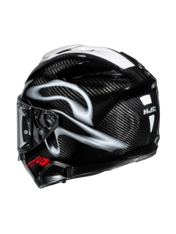 Kask integralny HJC RPHA 72 Carbon Garen czarno-biało-czerwony