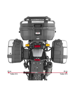 Stelaż kufrów bocznych Monokey, Retro-Fit GIVI Royal Enfield Himalayan (21-23)
