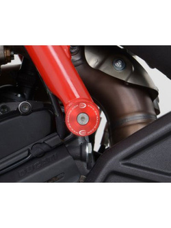 Zaślepka ramy (prawa lub lewa strona) R&G do Ducati Hypermotard 821 (13-14), Hypermotard 939 (16-18), Hypermotard 939 SP (16-18), Hypermotard 950 (19-20), HyperStrada 821 (13-14), Hyperstrada 939 (2016)   
