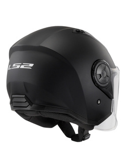 Kask otwarty LS2 OF616 Airflow II Solid czarny matowy