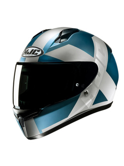 Kask integralny HJC C10 Tez niebiesko-srebrny