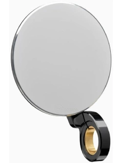 Lusterko motocyklowe uniwersalne Motogadget Mo.view Classic aluminiowe, czarne [długość ramienia: 72 mm]