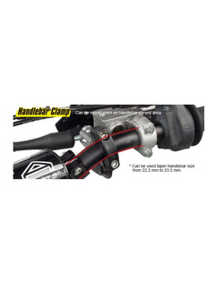 Handbary Zeta do Honda CRF250L / CRF300L / RALLY (21-) czarne