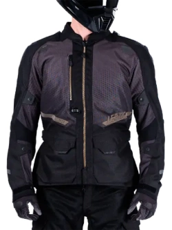 Kurtka motocyklowa tekstylna Leatt DriTour 7.5 Stealth czarna