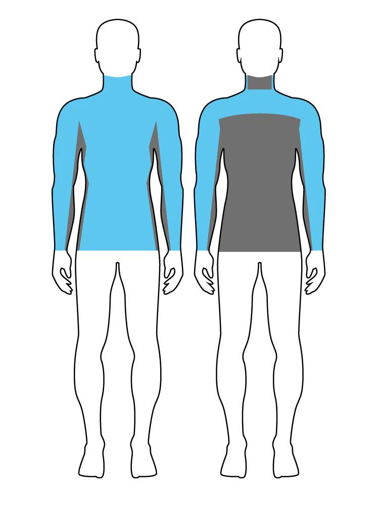 Bluza termoaktywna SIXS WTH na zimię czarna unisex