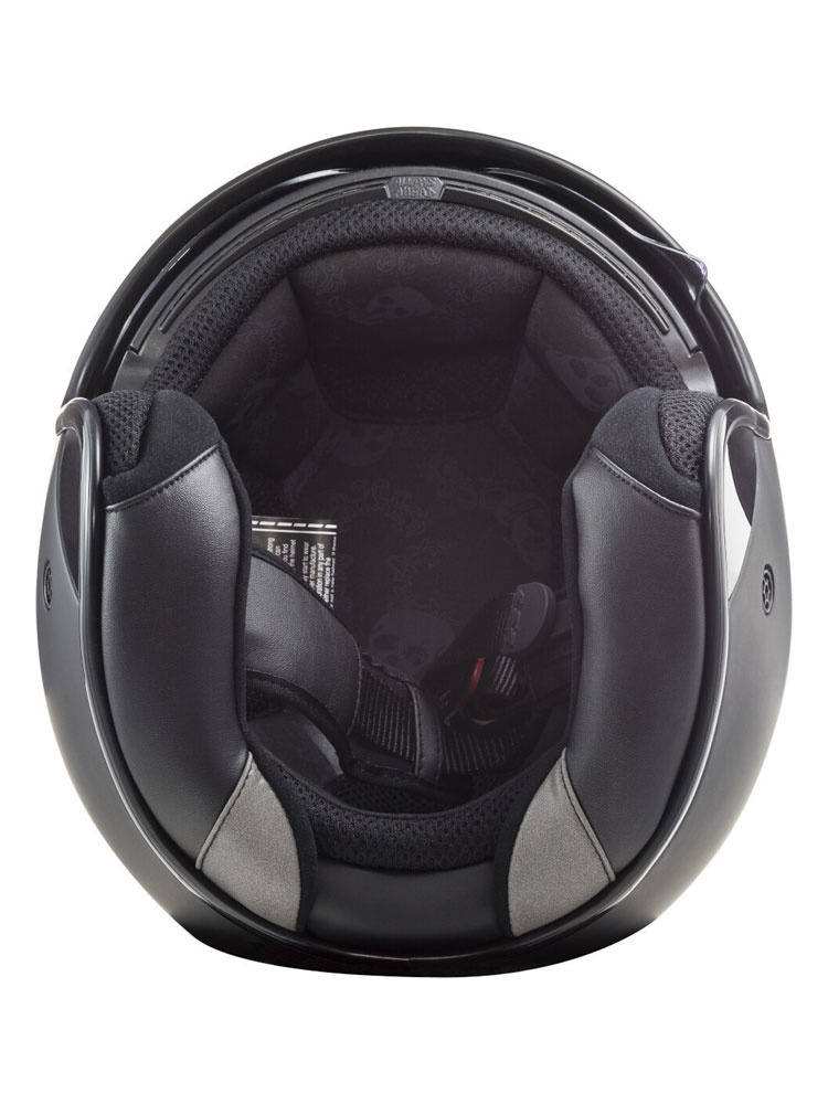 Kask otwarty LS2 OF601 Bob II Solid czarny matowy