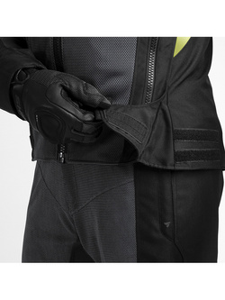 Kurtka motocyklowa tekstylna Shima Rush 2.0 Vent czarno-fluo