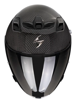Kask otwarty Scorpion EXO-Z1 Carbon Solid czarny połysk