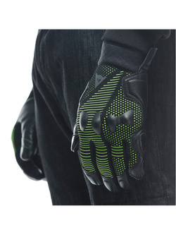 Rękawice motocyklowe Dainese Unruly Ergo-Tek czarno-zielone