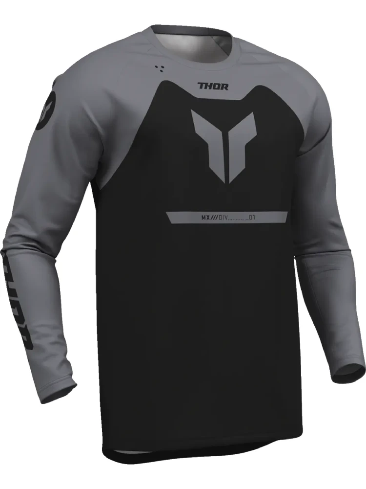 Bluza enduro dziecięca Thor Ridemode Menace czarna