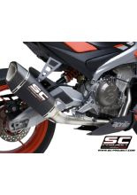 Pełny układ wydechowy SC-Project SC1-R "Trofeo" Aprilia Tuono 660 (21-) włókno węglowe