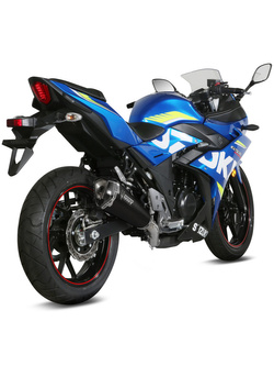 Tłumik motocyklowy Slip-On Line (Delta Race) MIVV do Suzuki GSX 250 R (17-20) czarny