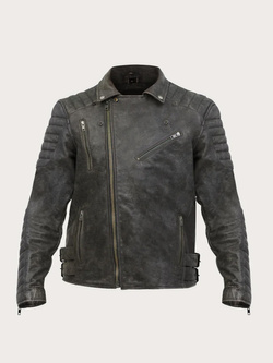 Kurtka motocyklowa skórzana Broger Ohio Vintage czarna