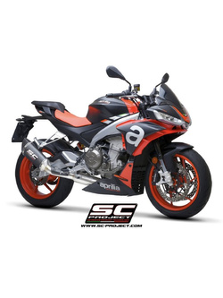 Pełny układ wydechowy SC-Project SC1-R Aprilia Tuono 660 (21-) włókno węglowe