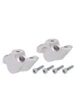 Podwyższenie kierownicy Hepco&Becker BMW F 900 R (20-24) [30 mm w górę, 25 mm w tył] srebrne