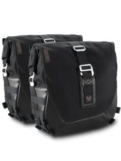Zestaw sakw bocznych Legend Gear LC2 ze stelażami SW-Motech Husqvarna Svartpilen (23-)/ Vitpilen 401 (23-25) czarne [poj.: 2 x 13,5 L]