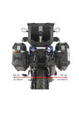 Stelaż kufrów bocznych asymetrycznych Trekker Outback Monokey Cam-Side GIVI PL One-Fit BMW F 900 GS (24-) [mocowany za pomocą adaptera]