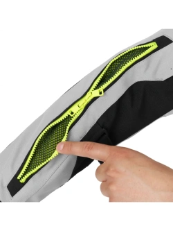 Kurtka motocyklowa tekstylna Shima Hero 3.0 G2 szaro-fluo żółta