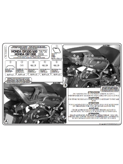 Stelaż kufrów bocznych Monokey Side Kappa Honda CBF 500/ 600 S/ N (04-12)/ 1000/ ABS (06-09)[mocowany do stelaża centralnego]
