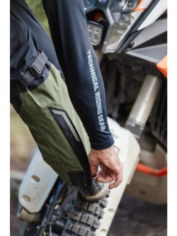 Spodnie motocyklowe tekstylne Klim Badlands Pro A3 zielone