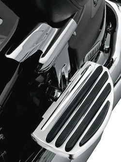 Podesty pasażera Kuryakyn ISO® srebrno-czarne