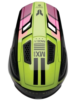 Kask enduro Thor Fleet czarno-różowy-fluo