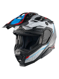 Kask adventure Nexx X.Wed 3 Furka biało-niebiesko-czerwony