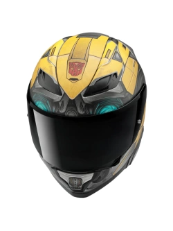 Kask integralny HJC F71 Bumblebee Hasbro żółto-szary