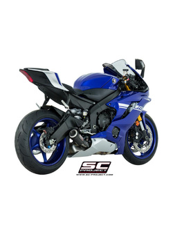 Tłumik SC-Project CR-T Carbon (Slip-on, Niska pozycja) - Yamaha YZF R6 [17-20]