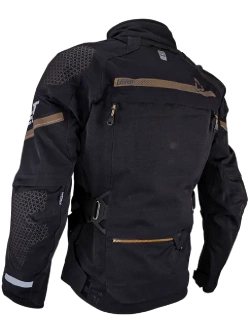 Kurtka motocyklowa tekstylna Leatt DriTour 7.5 Stealth czarno-szara