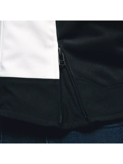 Kurtka motocyklowa damska tekstylna Dainese Air Frame 3 Tex czarno-biała