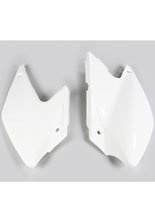 Osłony boczne tylne UFO do Kawasaki KLX 450R (07-21) białe
