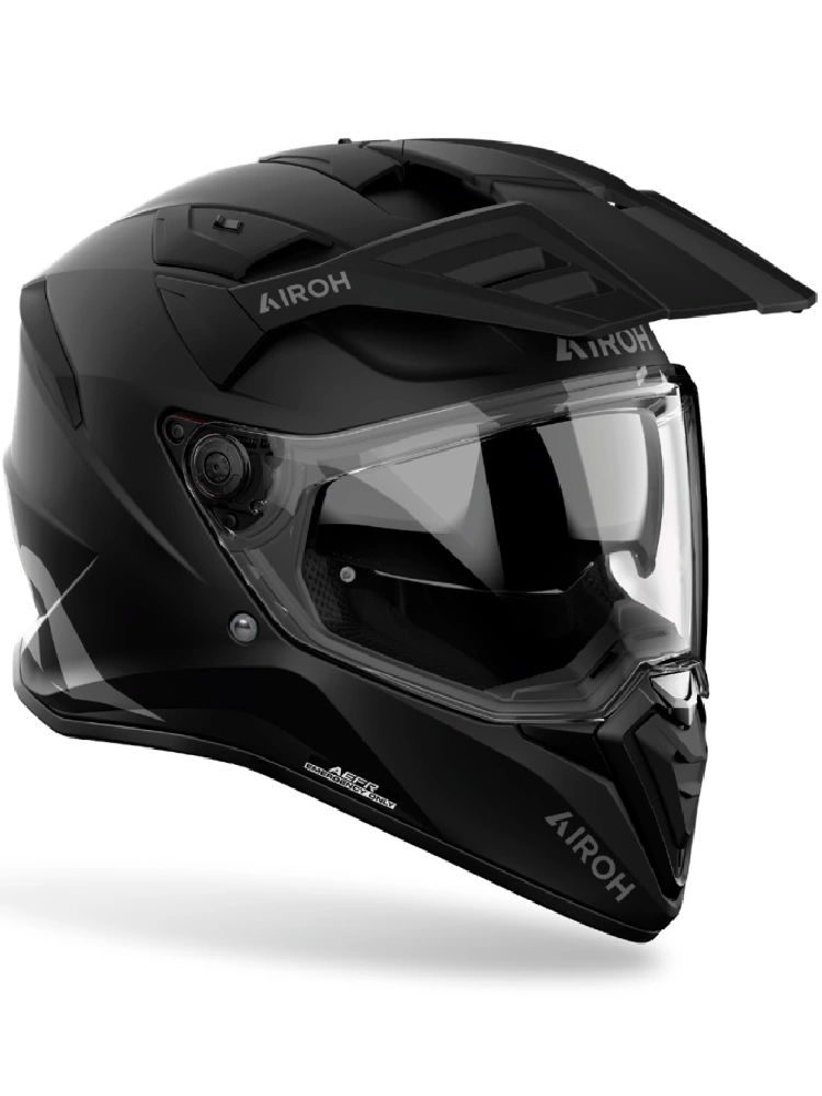 Kask adventure Airoh Bandit Color czarny matowy