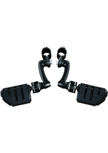 Spacerówki Longhorn Offset z obracanym ramieniem Kuryakyn uniwersalne czarne