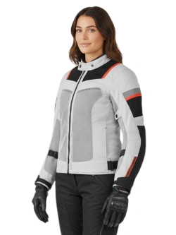 Kurtka motocyklowa damska tekstylna REV’IT! Tornado 3 szaro-czarna